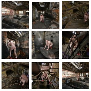 Naked in lost places - erotic male urban shots - industrial masculine photography