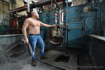 Abandoned places photo shooting - urban male photography