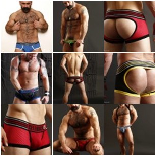 Muscle bears in jock straps