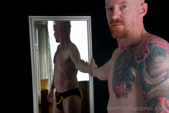 MirrorMEN guys exploring their mirror image
